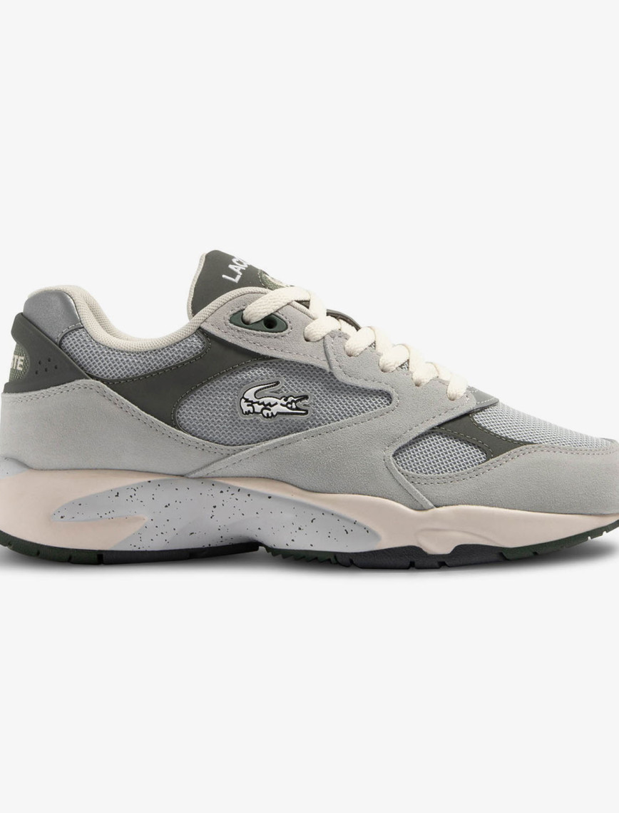 Lacoste Storm 96 Lo Vintage Erkek Gri Sneaker Lacoste Storm 96 Lo Vintage Erkek Gri Sneaker