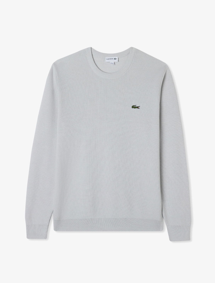 Lacoste Erkek Regular Fit Bisiklet Yaka Gri Triko Lacoste Erkek Regular Fit Bisiklet Yaka Gri Triko