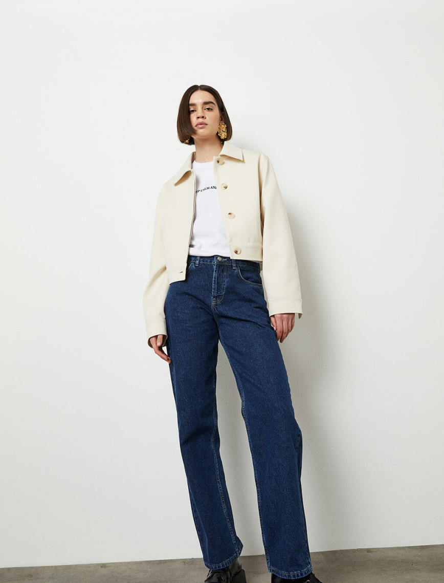 Crop Ceket Crop Ceket