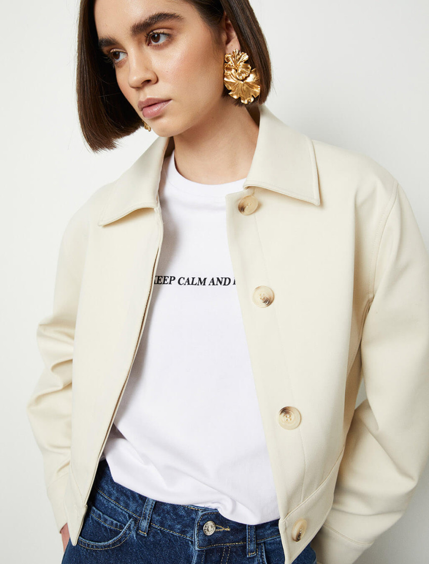 Crop Ceket Crop Ceket