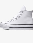 Converse Chuck Taylor All Star Lift Hi Deri Unisex Beyaz Sneaker Converse Chuck Taylor All Star Lift Hi Deri Unisex Beyaz Sneaker