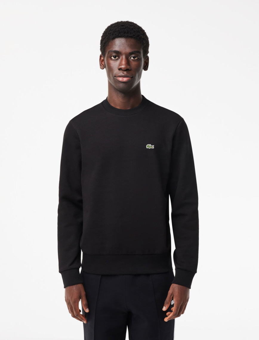 Lacoste Erkek Classic Fit Bisiklet Yaka Organik Pamuk Siyah Sweatshirt Lacoste Erkek Classic Fit Bisiklet Yaka Organik Pamuk Siyah Sweatshirt