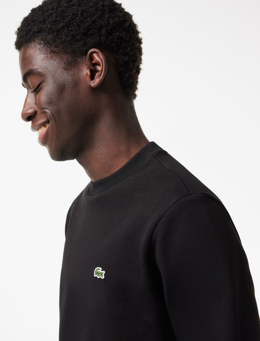 Lacoste Erkek Classic Fit Bisiklet Yaka Organik Pamuk Siyah Sweatshirt Lacoste Erkek Classic Fit Bisiklet Yaka Organik Pamuk Siyah Sweatshirt