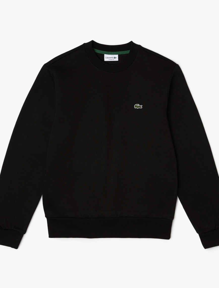 Lacoste Erkek Classic Fit Bisiklet Yaka Organik Pamuk Siyah Sweatshirt Lacoste Erkek Classic Fit Bisiklet Yaka Organik Pamuk Siyah Sweatshirt