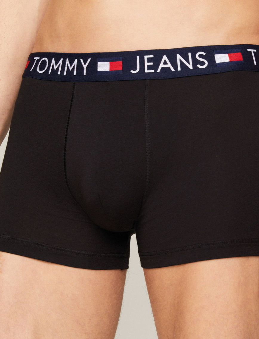 Tommy Jeans 3P Trunk Wb Erkek Siyah Boxer Tommy Jeans 3P Trunk Wb Erkek Siyah Boxer