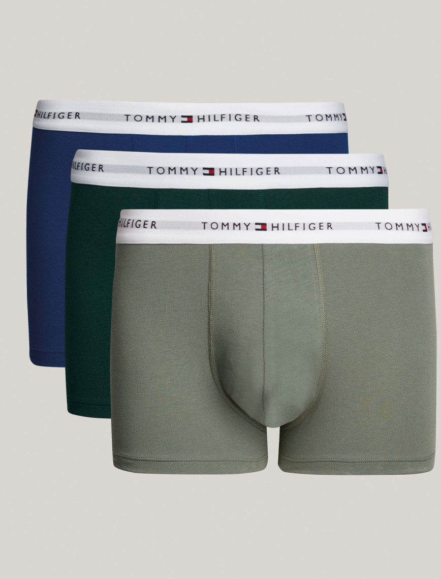 Tommy Hilfiger Trunk 3Pk Erkek Gri Boxer Tommy Hilfiger Trunk 3Pk Erkek Gri Boxer