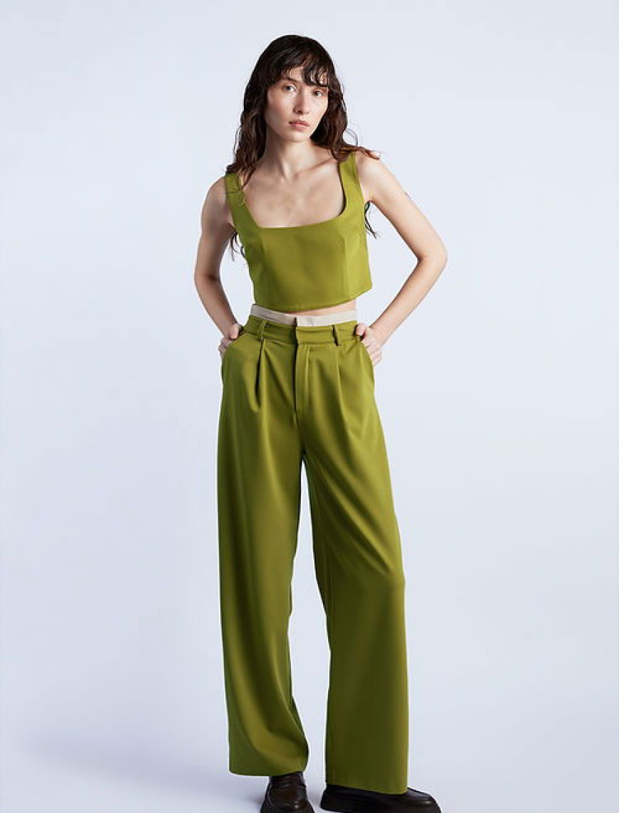 Wabi Sabi Kadın Yeşil Sail Büstiyer Wabi Sabi Kadın Yeşil Sail Büstiyer