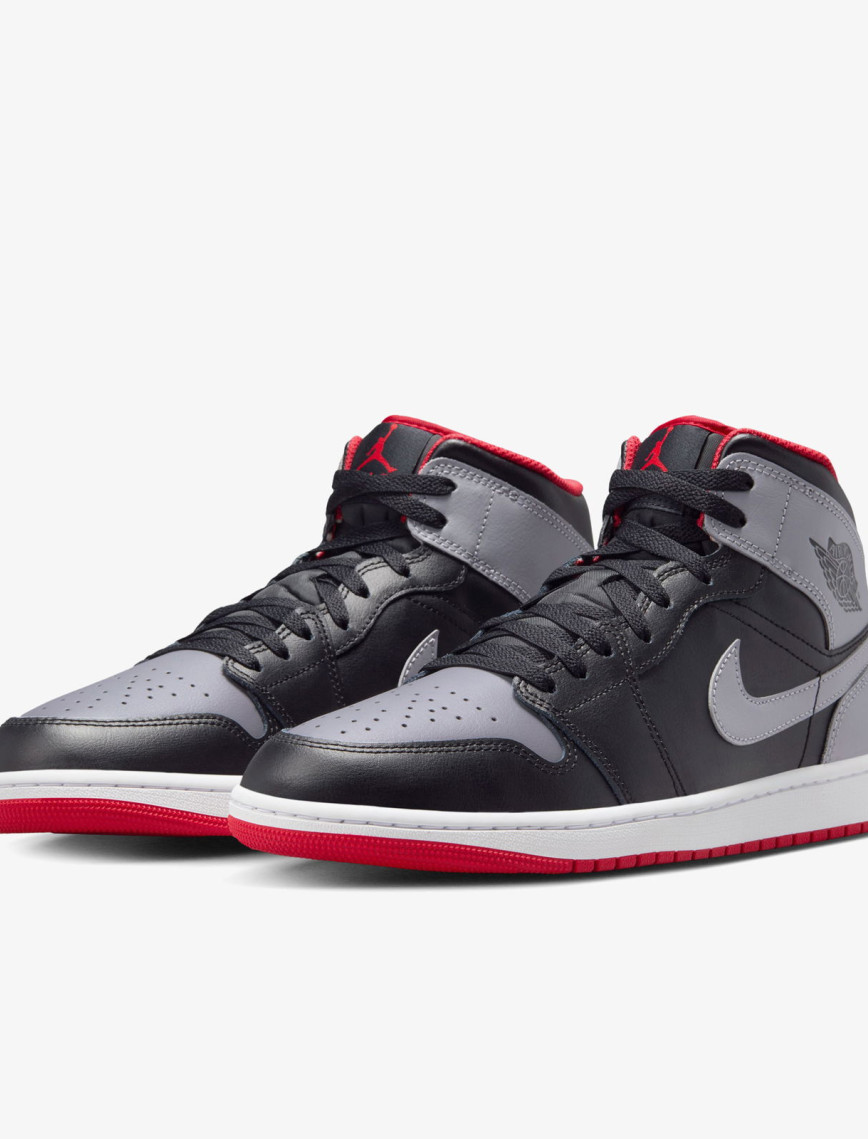 Jordan Air 1 Mid Erkek Siyah Spor Ayakkabı