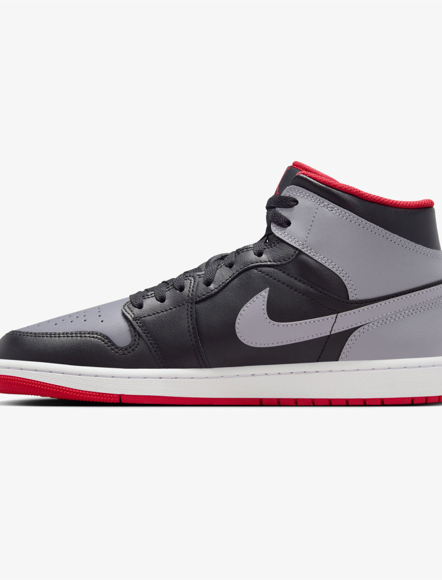Jordan Air 1 Mid Erkek Siyah Spor Ayakkabı