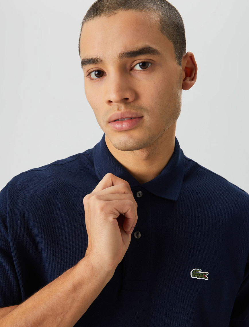 Lacoste L.12.12 Erkek Classic Fit Lacivert Polo Lacoste L.12.12 Erkek Classic Fit Lacivert Polo