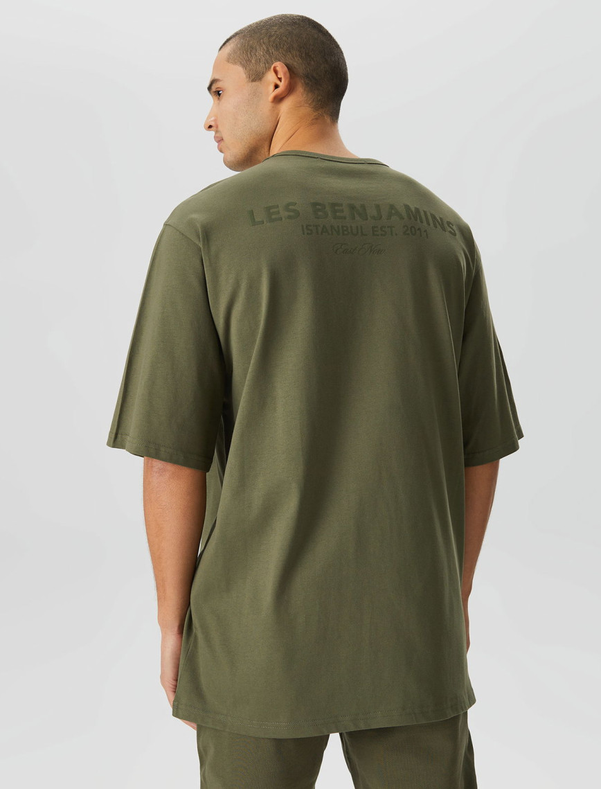 Les Benjamins 411 Unisex Haki T-Shirt Les Benjamins 411 Unisex Haki T-Shirt