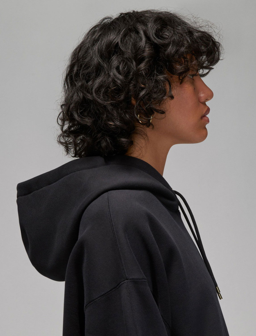 Jordan Flight Fleece Kadın Siyah Sweatshirt Jordan Flight Fleece Kadın Siyah Sweatshirt