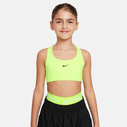Nike Dri-Fit Swoosh Çocuk Sarı Bra Nike Dri-Fit Swoosh Çocuk Sarı Bra