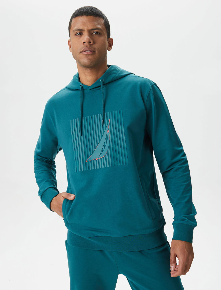 Nautica Erkek Yeşil Standart Fit Sweatshirt Nautica Erkek Yeşil Standart Fit Sweatshirt