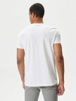 Nautica Erkek Beyaz Standart Fit T-Shirt Nautica Erkek Beyaz Standart Fit T-Shirt