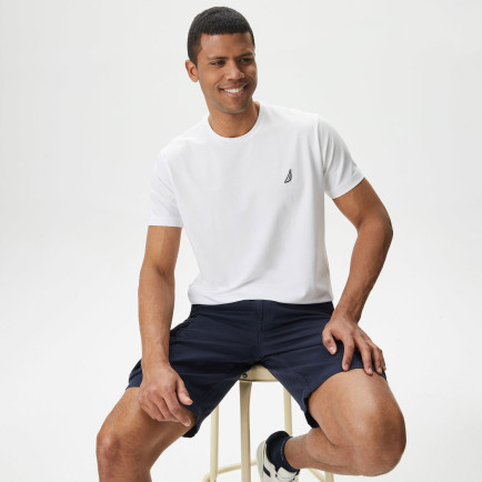 Nautica Erkek Beyaz Standart Fit T-Shirt Nautica Erkek Beyaz Standart Fit T-Shirt