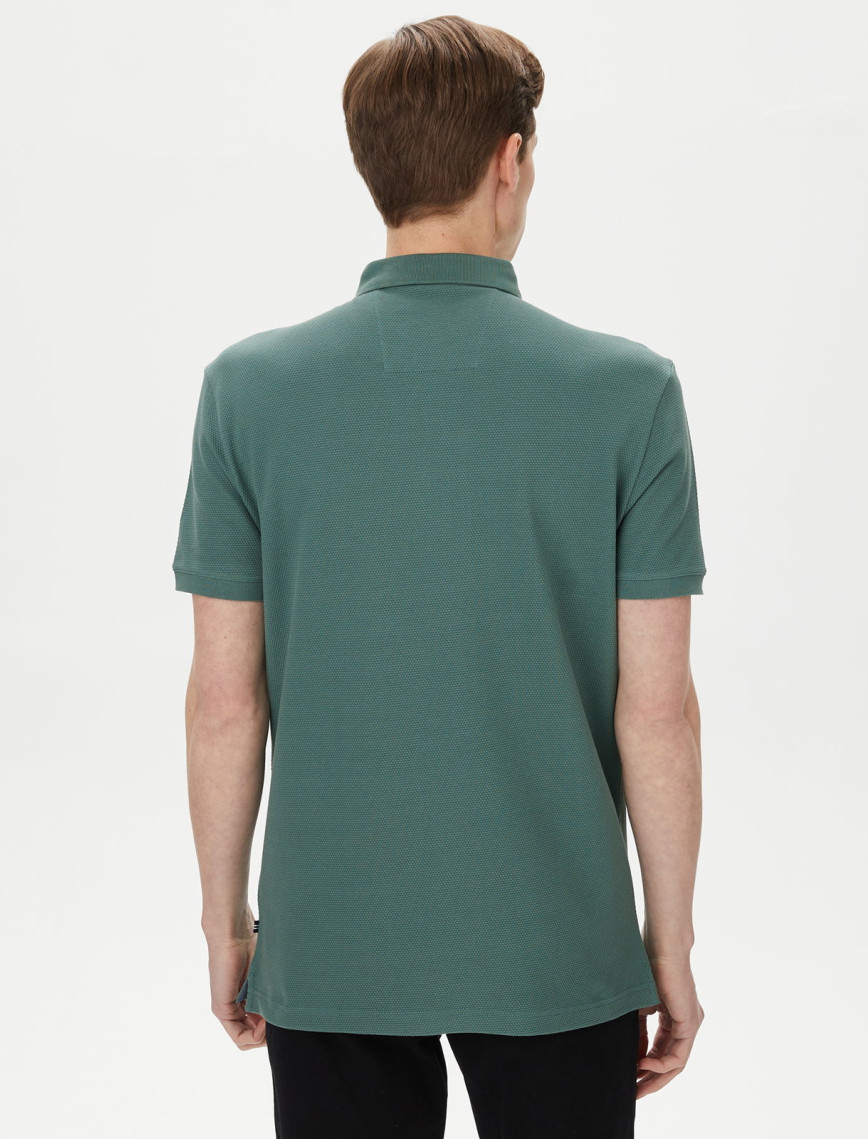 Nautica Erkek Yeşil Slim Fit Kısa Kollu Polo Nautica Erkek Yeşil Slim Fit Kısa Kollu Polo