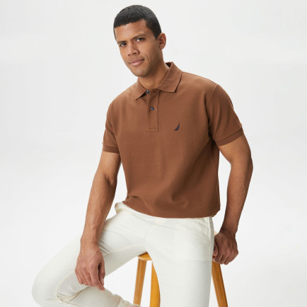 Nautica Erkek Kahverengi Classic Fit Kısa Kollu Polo Nautica Erkek Kahverengi Classic Fit Kısa Kollu Polo