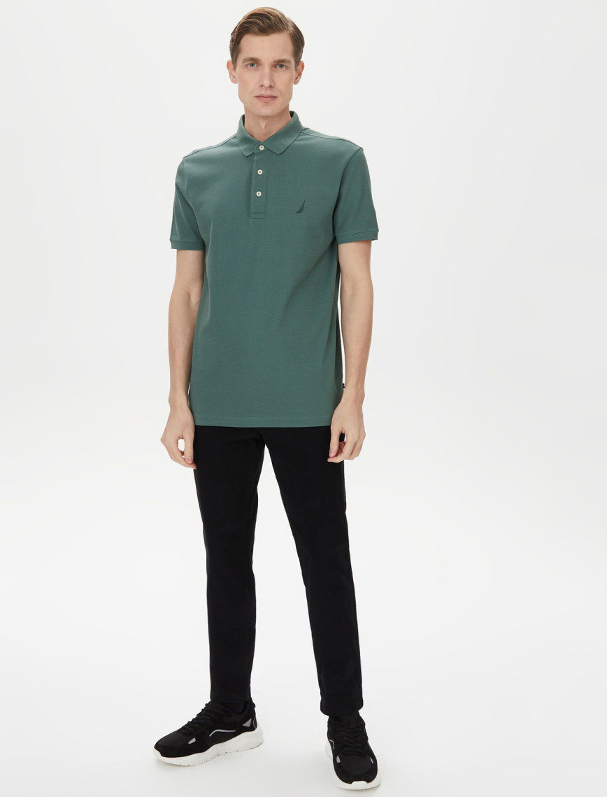 Nautica Erkek Yeşil Slim Fit Kısa Kollu Polo Nautica Erkek Yeşil Slim Fit Kısa Kollu Polo