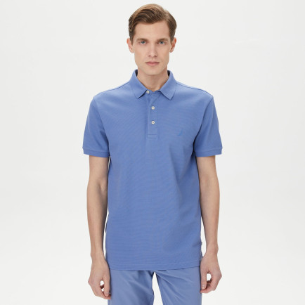 Nautica Erkek Mavi Slim Fit Kısa Kollu Polo Nautica Erkek Mavi Slim Fit Kısa Kollu Polo