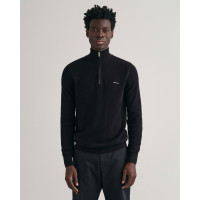 GANT Erkek Siyah Regular Fit Yarım Fermuarlı Kazak GANT Erkek Siyah Regular Fit Yarım Fermuarlı Kazak