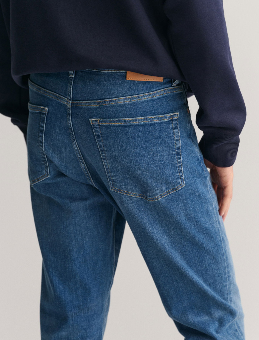 GANT Erkek Mavi Extra Slim Fit Jean Pantolon GANT Erkek Mavi Extra Slim Fit Jean Pantolon