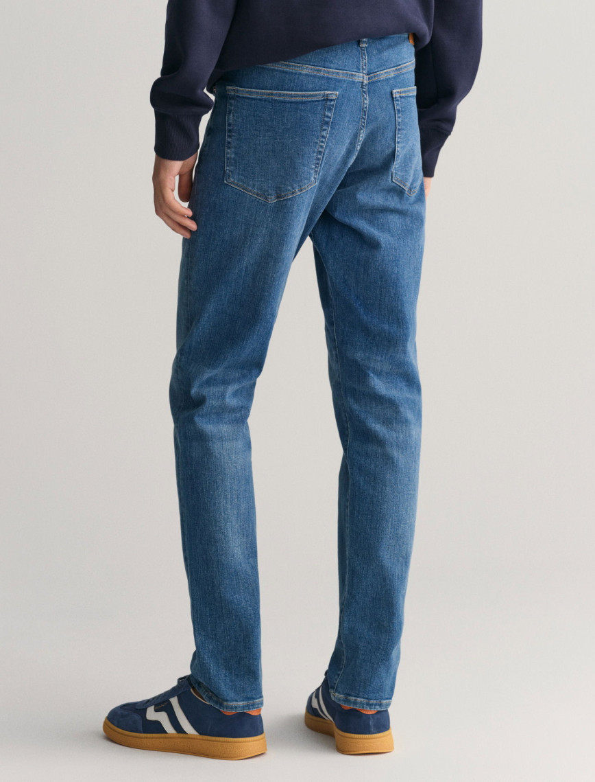 GANT Erkek Mavi Extra Slim Fit Jean Pantolon GANT Erkek Mavi Extra Slim Fit Jean Pantolon