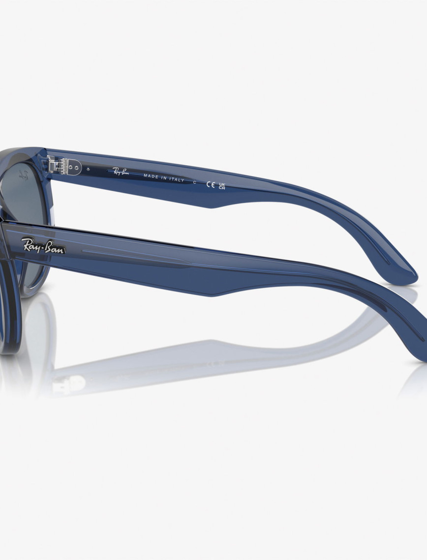 RAY-BAN 0RBR0502S Injected Wyfarer Unisex Mavi Güneş Gözlüğü RAY-BAN 0RBR0502S Injected Wyfarer Unisex Mavi Güneş Gözlüğü