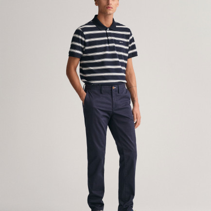 GANT Erkek Lacivert Slim Fit Chino Pantolon GANT Erkek Lacivert Slim Fit Chino Pantolon
