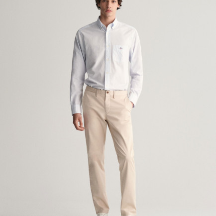 GANT Erkek Krem Slim Fit Chino Pantolon GANT Erkek Krem Slim Fit Chino Pantolon