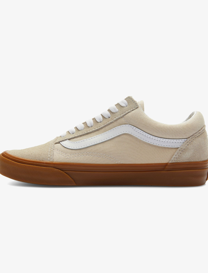 Vans Ua Old Skool Unisex Krem Sneaker Vans Ua Old Skool Unisex Krem Sneaker