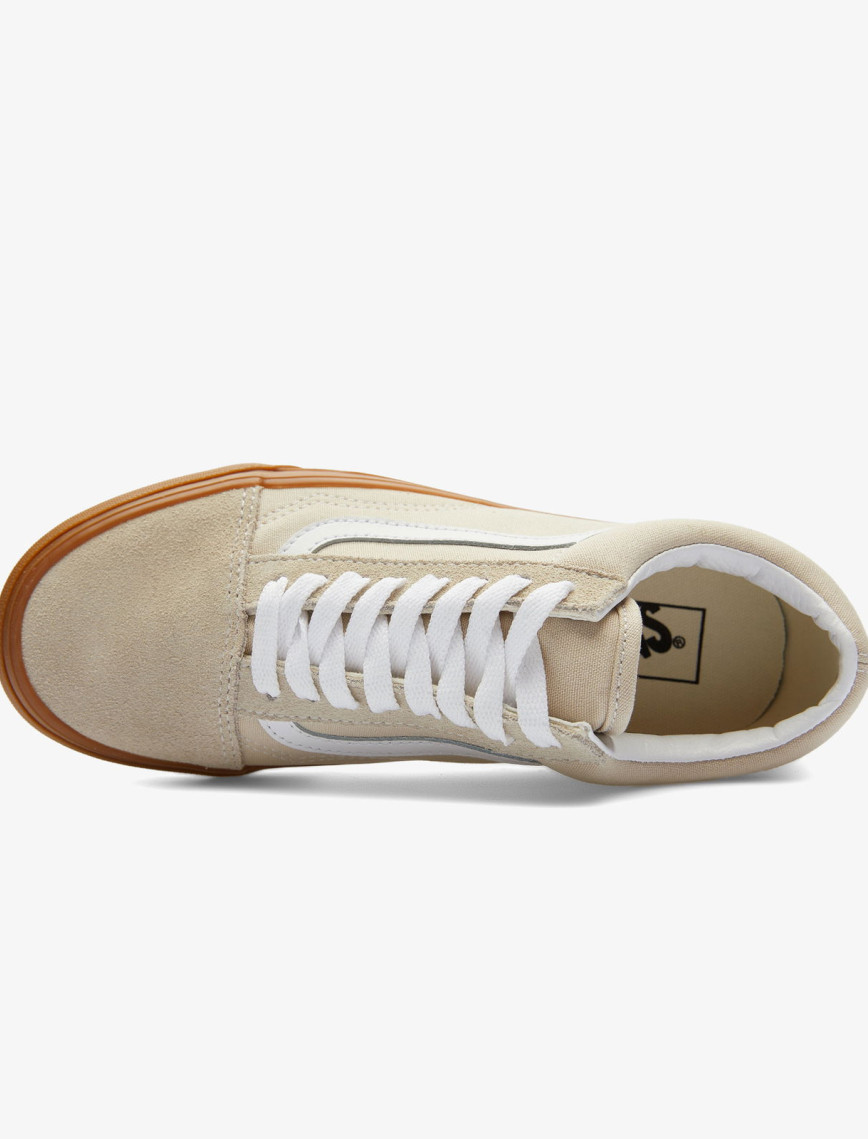Vans Ua Old Skool Unisex Krem Sneaker Vans Ua Old Skool Unisex Krem Sneaker