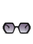 Okkia Emma Big Hexagonal Unisex Güneş Gözlüğü
Siyah