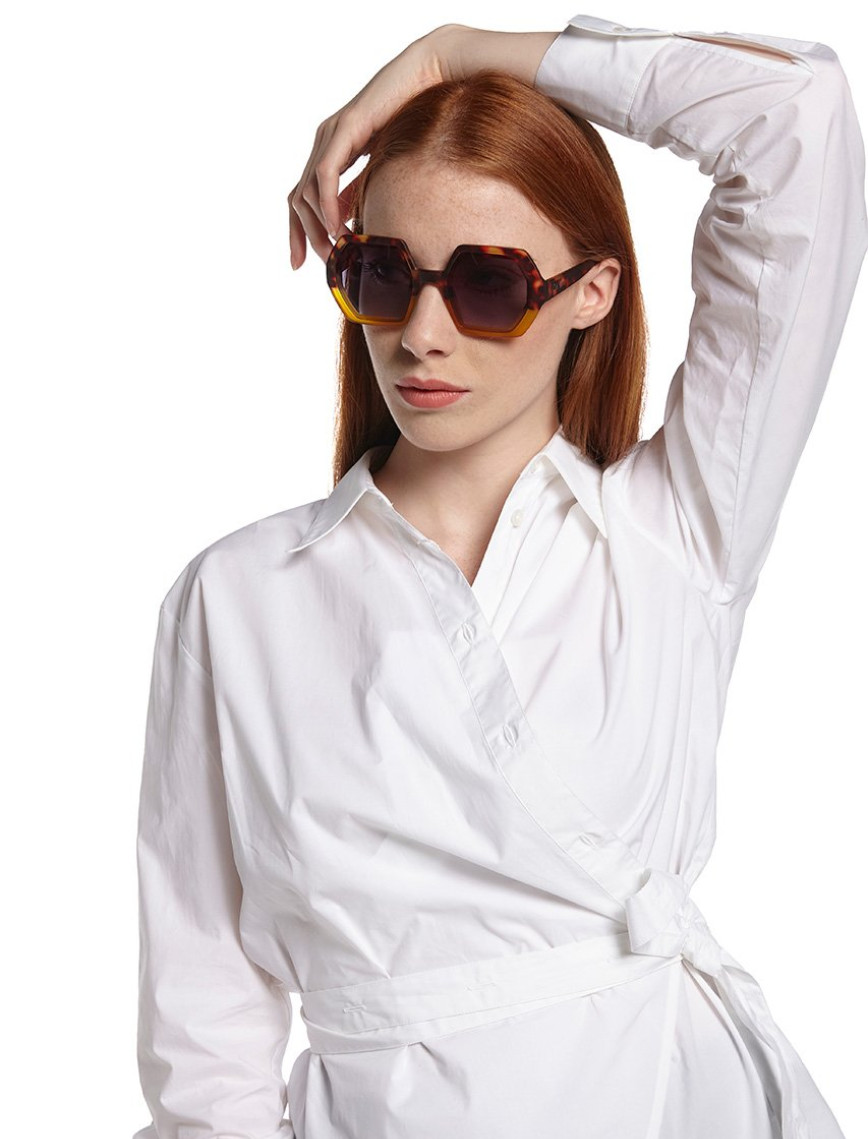 Okkia Emma Big Hexagonal Güneş Gözlüğü
Havana Sarısı