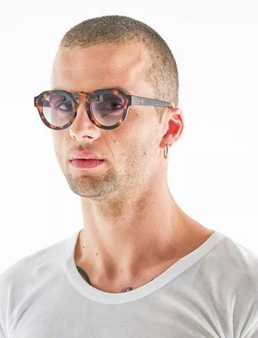 Okkia Zeno Round Unisex Klasik Havana Güneş Gözlüğü Siyah Gradyan Okkia Zeno Round Unisex Klasik Havana Güneş Gözlüğü Siyah Gradyan