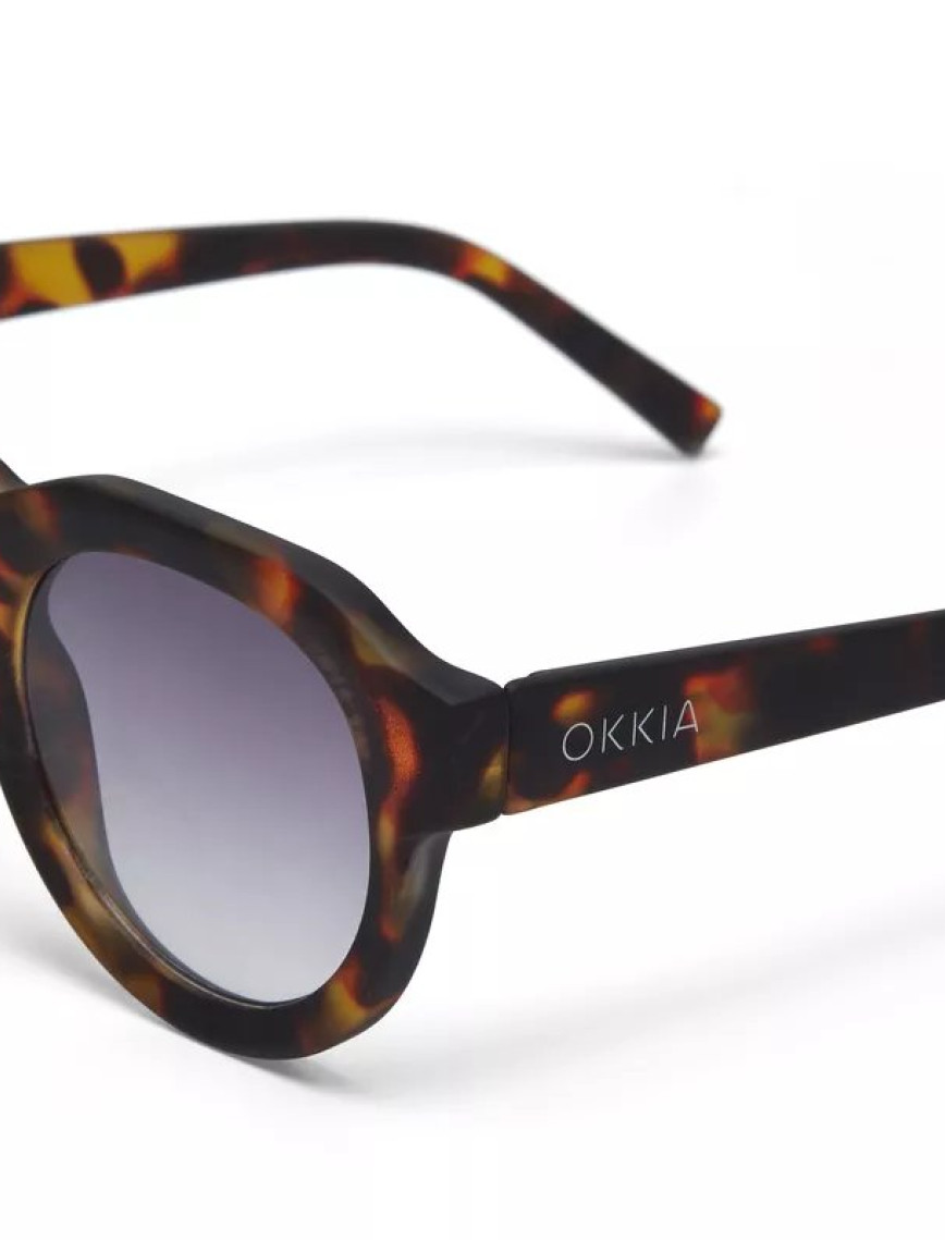 Okkia Zeno Round Unisex Klasik Havana Güneş Gözlüğü Siyah Gradyan Okkia Zeno Round Unisex Klasik Havana Güneş Gözlüğü Siyah Gradyan