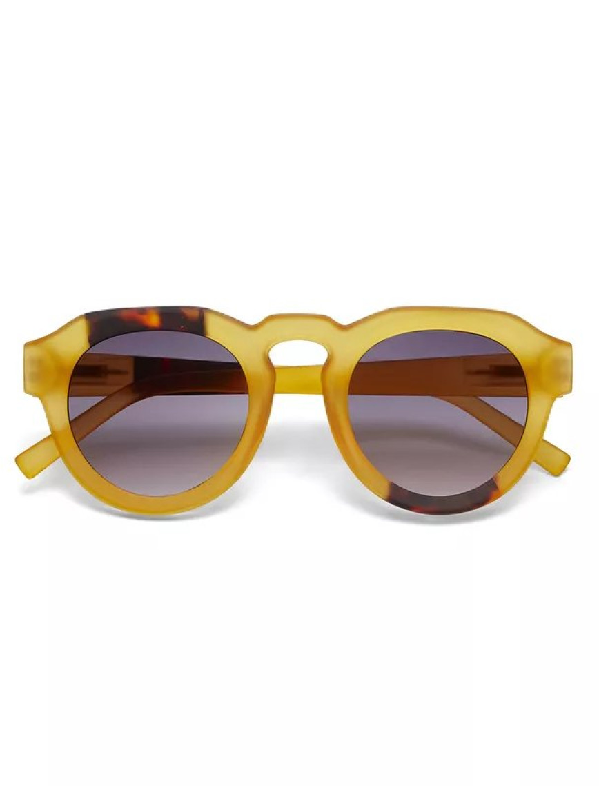 Okkia Zeno Round Unisex Sarı Güneş Gözlüğü Siyah Gradyan Okkia Zeno Round Unisex Sarı Güneş Gözlüğü Siyah Gradyan