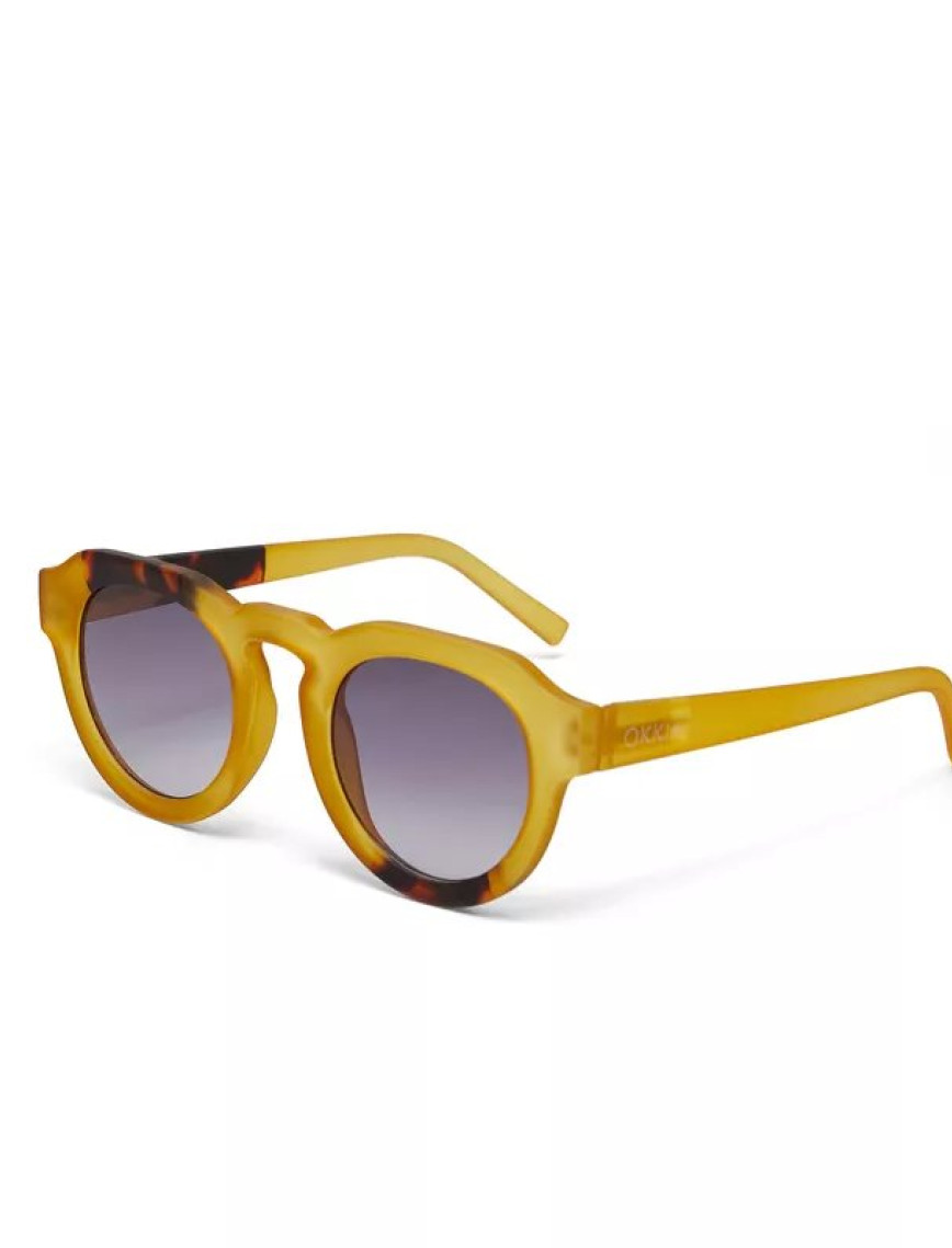 Okkia Zeno Round Unisex Sarı Güneş Gözlüğü Siyah Gradyan Okkia Zeno Round Unisex Sarı Güneş Gözlüğü Siyah Gradyan