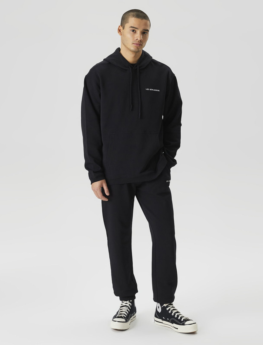 Les Benjamins Core Erkek Siyah Hoodie Sweatshirt Les Benjamins Core Erkek Siyah Hoodie Sweatshirt