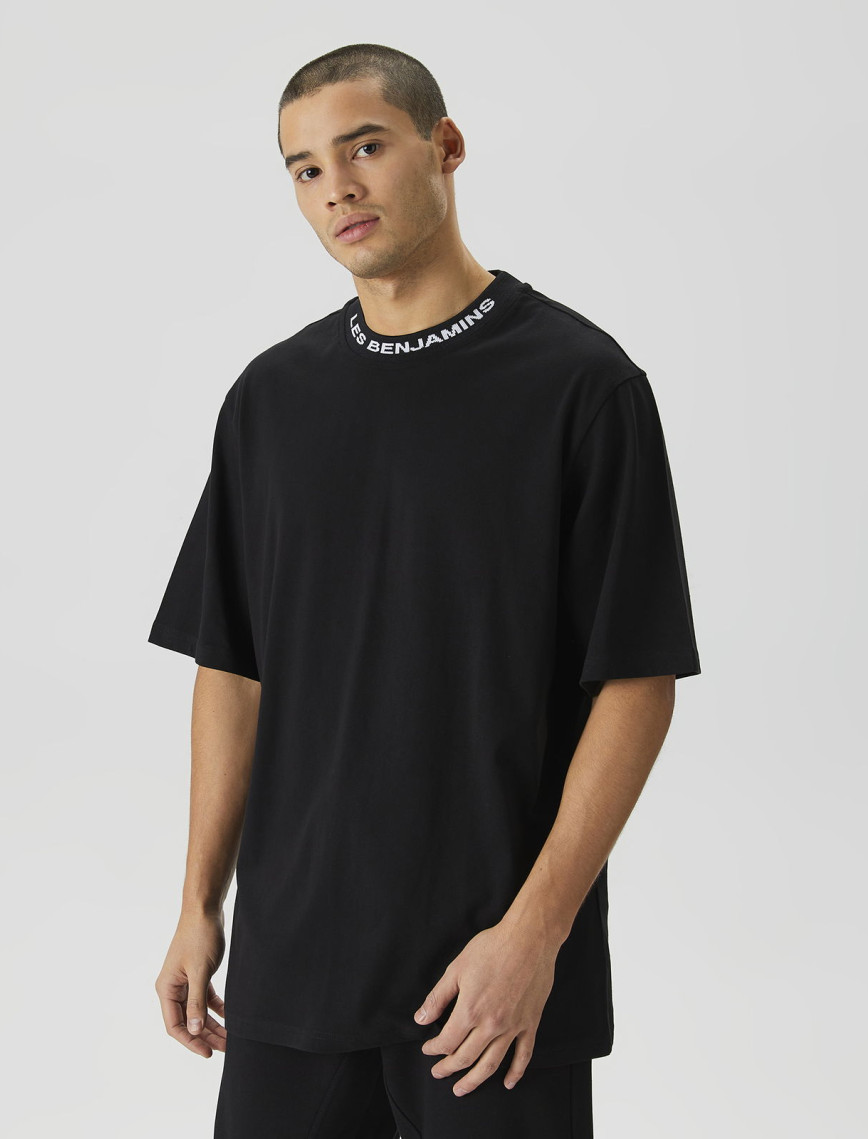 Les Benjamins 402 Erkek Siyah T-Shirt Les Benjamins 402 Erkek Siyah T-Shirt