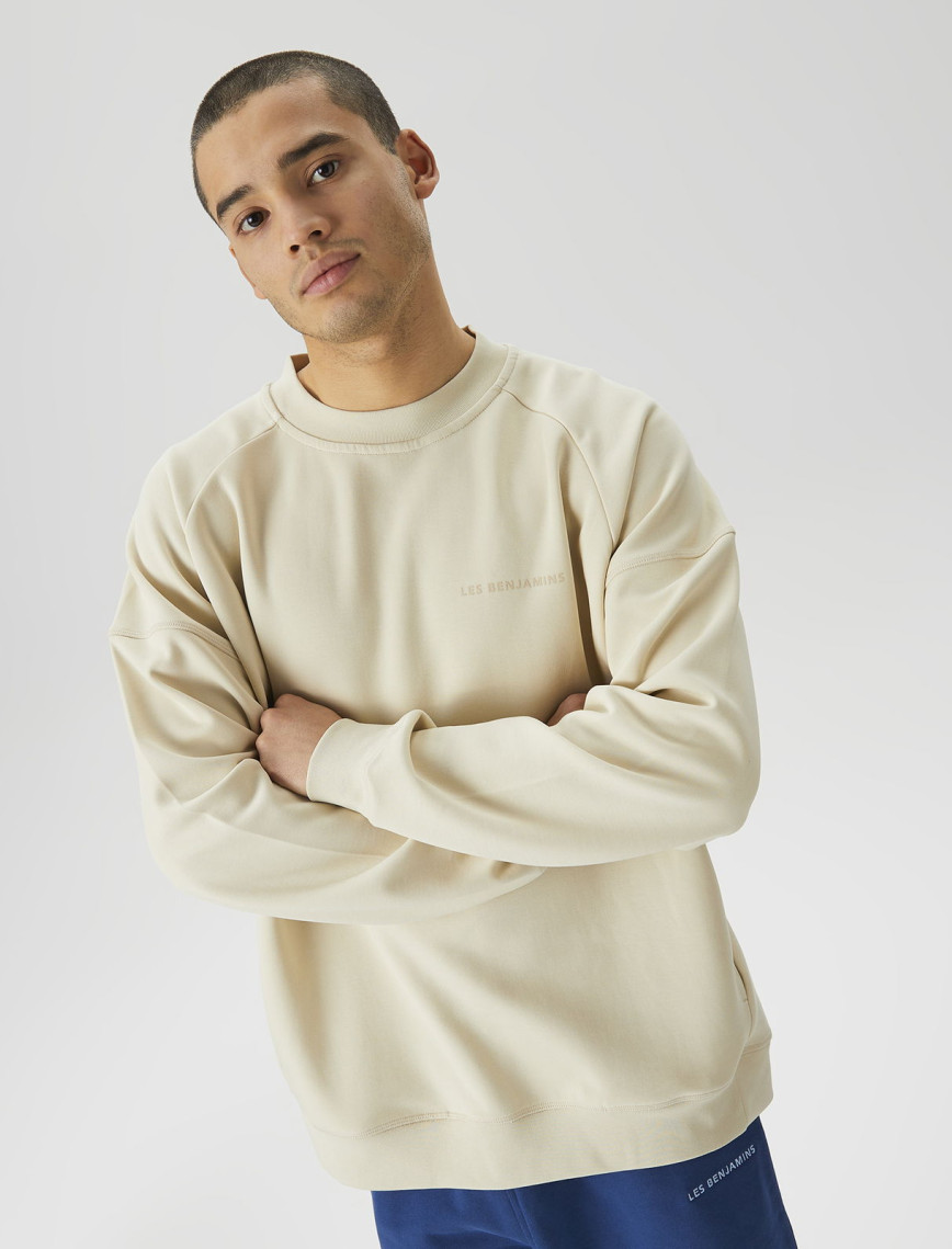 Les Benjamins 408 Erkek Krem Rengi Sweatshirt Les Benjamins 408 Erkek Krem Rengi Sweatshirt