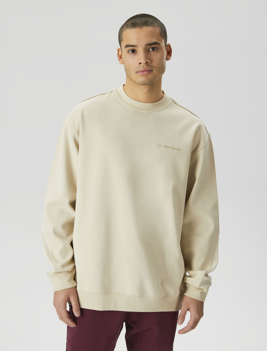Les Benjamins 404 Erkek Krem Rengi Sweatshirt