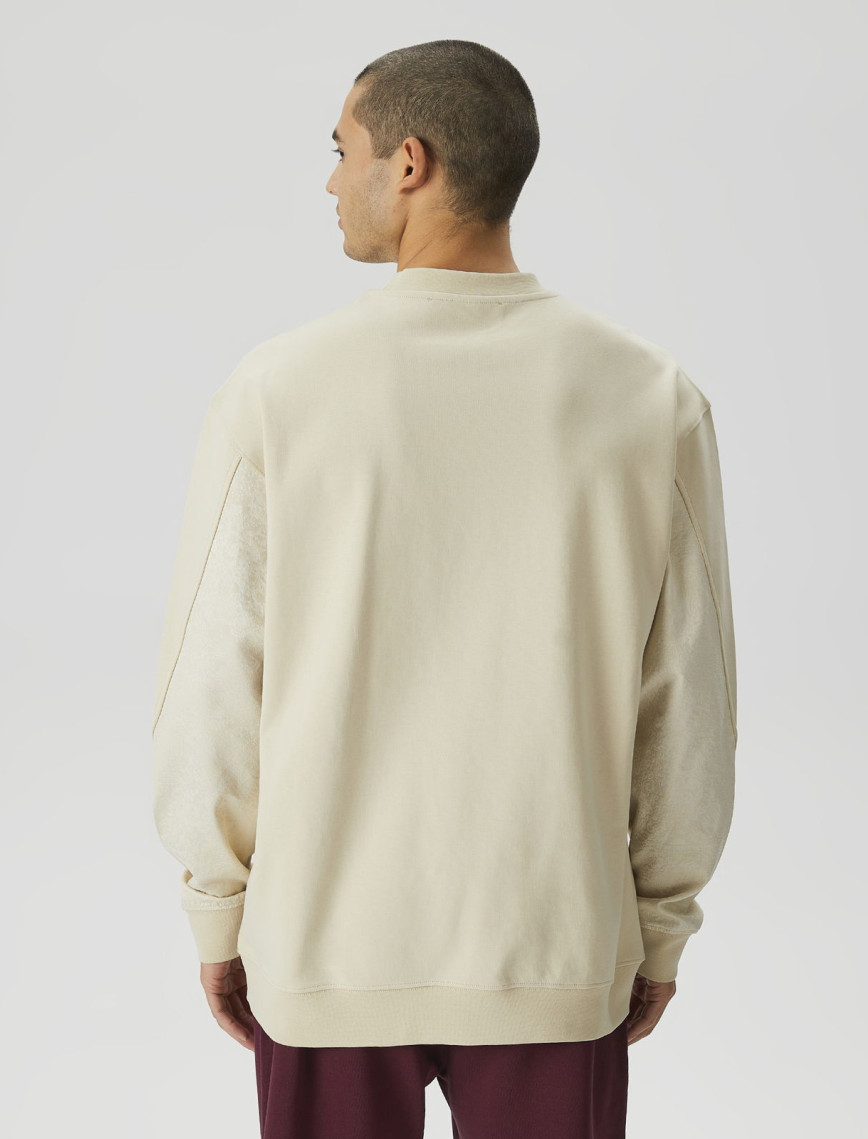 Les Benjamins 404 Erkek Krem Rengi Sweatshirt