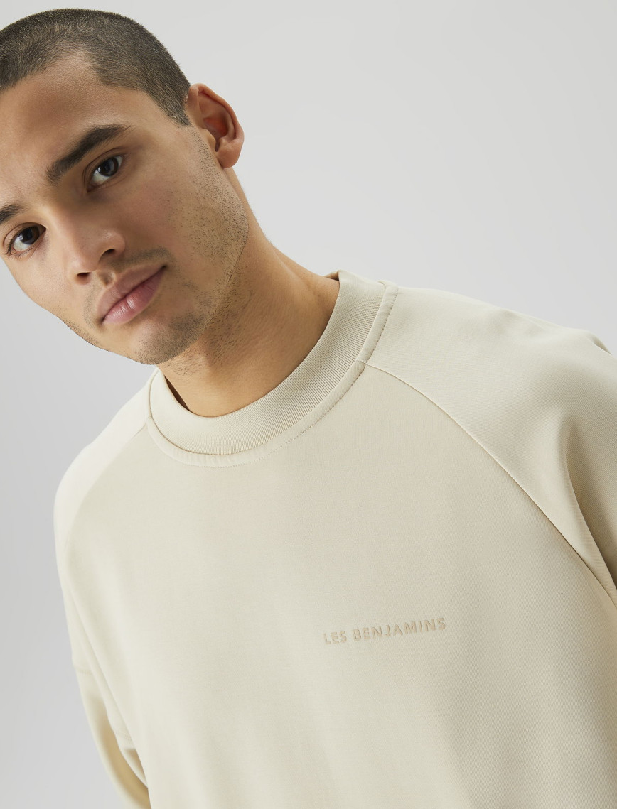 Les Benjamins 408 Erkek Krem Rengi Sweatshirt Les Benjamins 408 Erkek Krem Rengi Sweatshirt