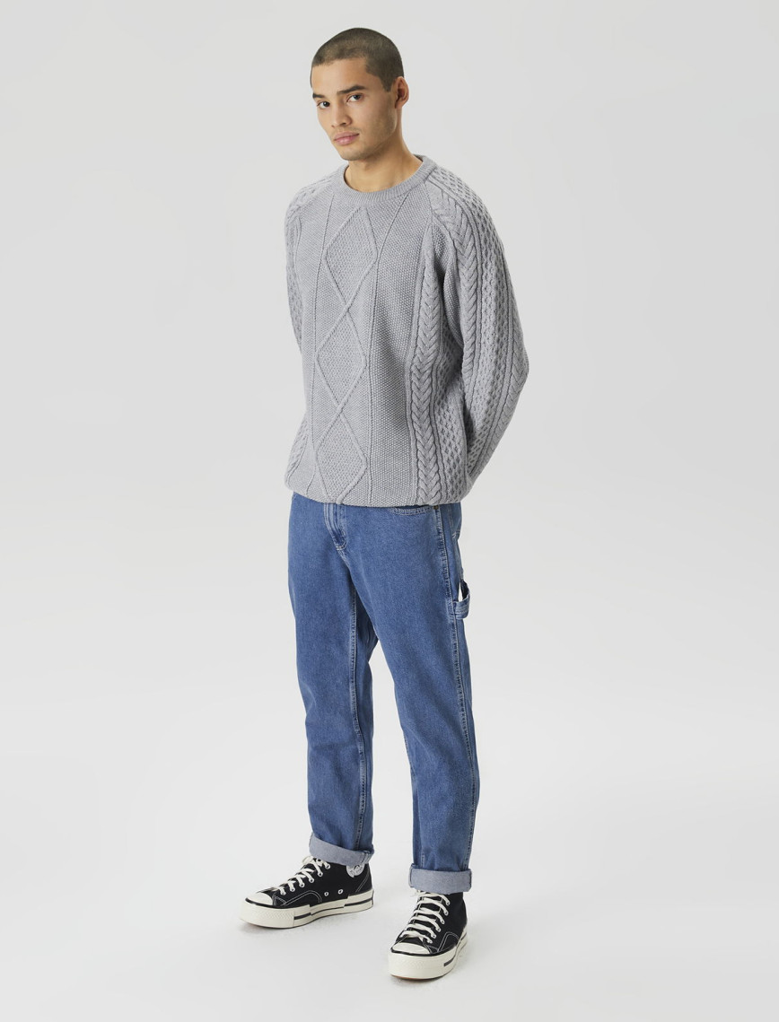 Les Benjamins Classics Erkek Gri Kazak Les Benjamins Classics Erkek Gri Kazak