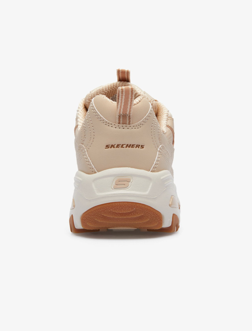 Skechers D'Lites-Good Neutral Kadın Bej Spor Ayakkabı Skechers D'Lites-Good Neutral Kadın Bej Spor Ayakkabı