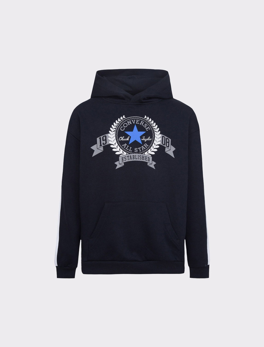 Converse Rec Club Pullover Çocuk Siyah Hoodie Converse Rec Club Pullover Çocuk Siyah Hoodie