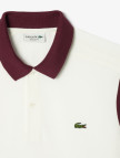 Lacoste Erkek Regular Fit Renk Bloklu Beyaz Polo Lacoste Erkek Regular Fit Renk Bloklu Beyaz Polo