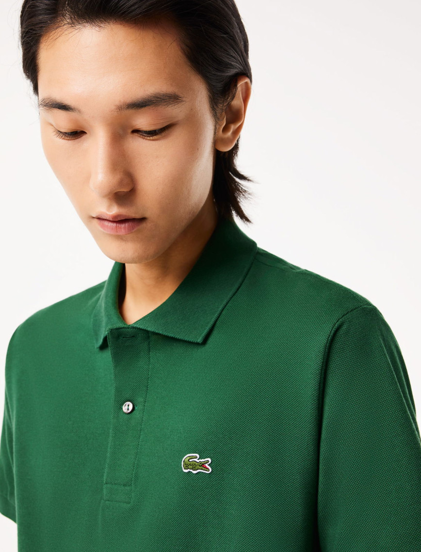 Lacoste L.12.12 Erkek Classic Fit Yeşil Polo Lacoste L.12.12 Erkek Classic Fit Yeşil Polo