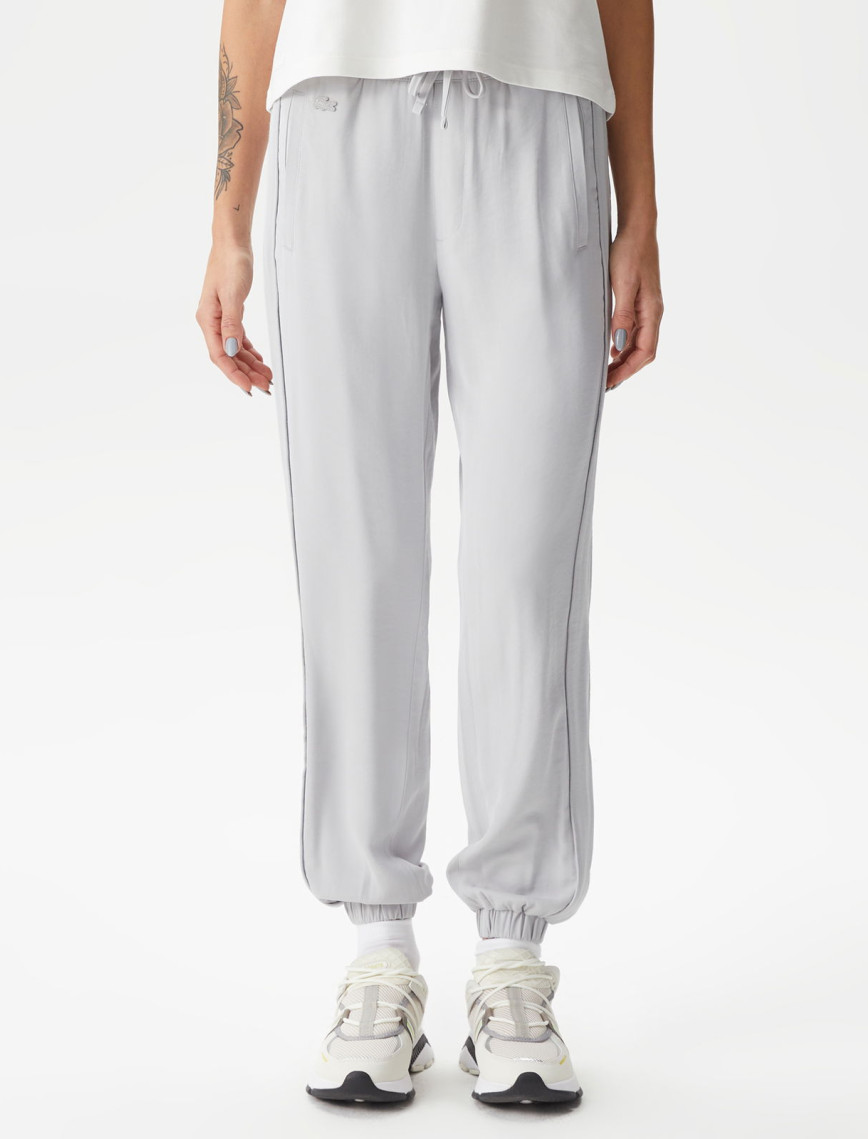 Lacoste Kadın Jogger Gri Pantolon Lacoste Kadın Jogger Gri Pantolon